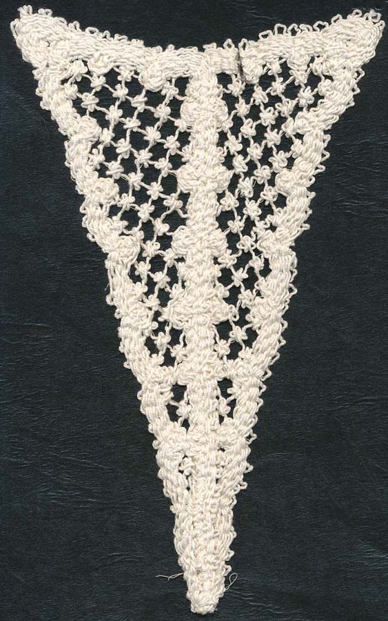 8.5" X 6" Crochet Incert-Ivory