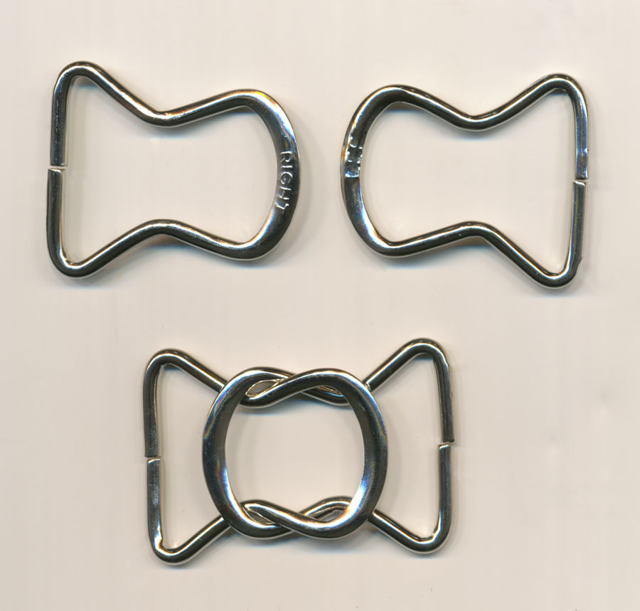 1" Bottle Opener Style Clasp-Nickel