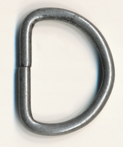 3/4" D ring-Antique Nickel