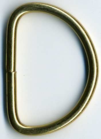 1.25" "D" Rings-Gold