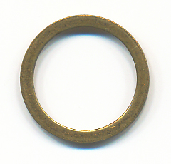 1/2" Metal "O" Ring-Antique Brass