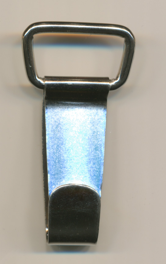 1" Metal Hook-Nickel