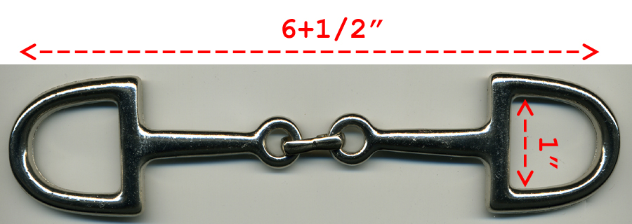<font color="red">IN STOCK</font><br>6+1/2" Cast Alloy Hook & Eye Slider Buckle-Nickel (2 PC Set)



