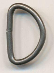 1/2" D ring-Antique Nickel