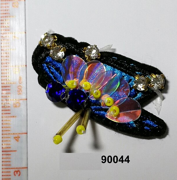 Butterfly Rhinestone/Sequin/Beaded Brooch