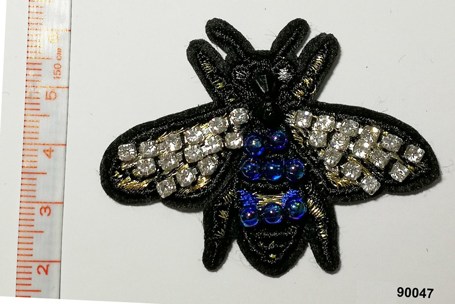 Ladybug Rhinestone/Sequin/Beaded Brooch