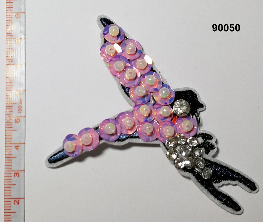 Dragonfly Rhinestone/Sequin/Beaded Brooch