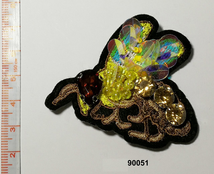 Hummingbird Rhinestone/Sequin/Beaded Brooch