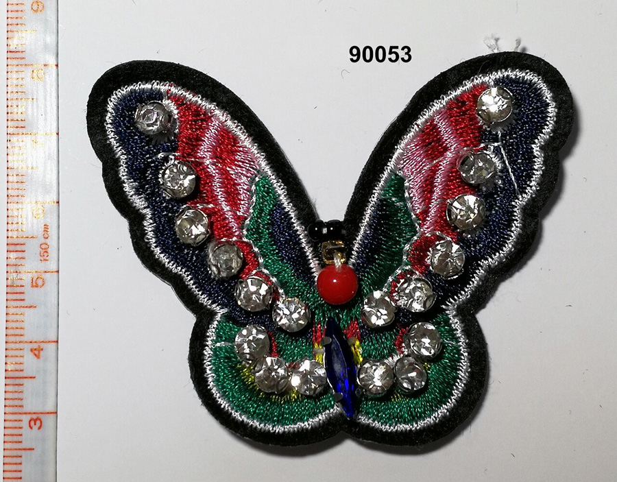 Butterfly Rhinestone/Sequin/Beaded Brooch