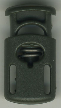 <font color="red">IN STOCK</font><br>1" Fighter Cord Lock-Army Green