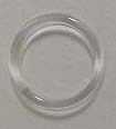 <font color="red">IN STOCK</font><br>1/4" Plastic "O" Ring-Clear