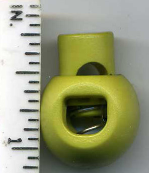 <font color="red">IN STOCK</font><br>7/8" Spring Grip Bulb Cord Lock-Green