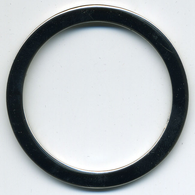 2" Flat Metal O Ring-Nickel