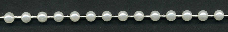 4mm Fused Pearl-White<br>See Special Pricing Tab