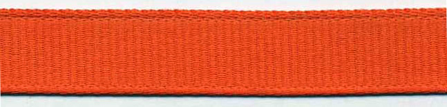 1/4" Poly Grosgrain Ribbon-Orange