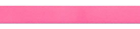1/4" Single Face Poly Satin Ribbon-Hot Pink