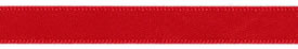 <font color="red">IN STOCK</font><br>1/8" Double Face Poly Satin Ribbon-Red