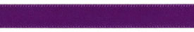 <font color="red">IN STOCK</font><br>1/4" Single Face Poly Satin Ribbon-Purple