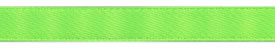 <font color="red">IN STOCK</font><br>1/16" Double Face Poly Satin Ribbon-Neon Green