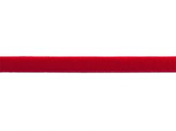 <font color="red">IN STOCK</font><br>1/4" Nylon Velvet Ribbon-Red
