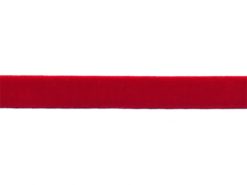 <font color="red">IN STOCK</font><br>3/8" Nylon Velvet Ribbon-Red