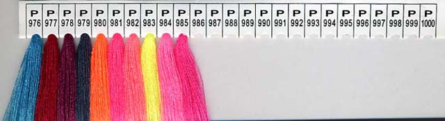 Color Chart 16 - Please specify the color number