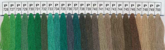 Color Chart 6 - Please specify the color number