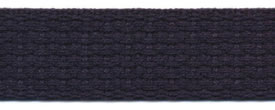 <font color="red">IN STOCK</font><br>1" Cotton Webbing-Navy