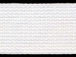 <font color="red">IN STOCK</font><br>2" Cotton Webbing-White<br>(Industry Standard)