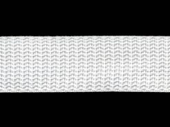 <font color="red">IN STOCK</font><br>1" Polypro Webbing-White<br>(Industry Standard)