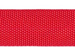 <font color="red">IN STOCK</font><br>1+1/2" Polypro Webbing-Red<br>(Industry Standard)