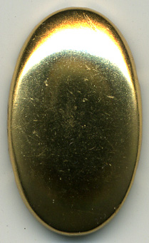 Smooth Oval Nailhead-Gold