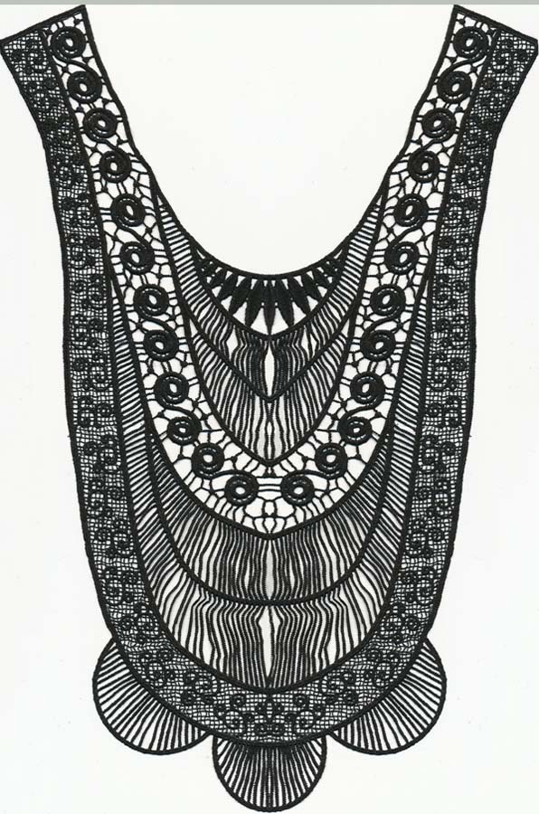 14.5" x 21" Poly Yoke-Black
