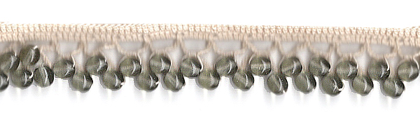<font color="red">IN STOCK</font><br>3/4" Cotton Beaded Crochet Trim-Champagne