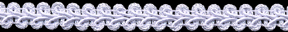 <font color="red">IN STOCK</font><br>3/8" Poly Chinese Braid-White
