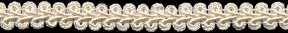 <font color="red">IN STOCK</font><br>3/8" Poly Chinese Braid-Ivory