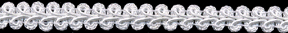<font color="red">IN STOCK</font><br>3/8" Poly Chinese Braid-Ecru