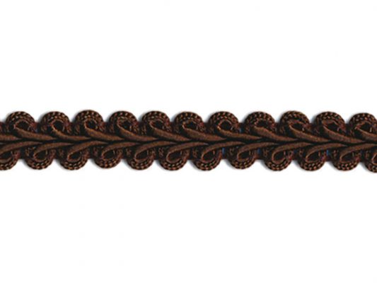 <font color="red">IN STOCK</font><br>9/16" Poly Chinese Braid-Brown
