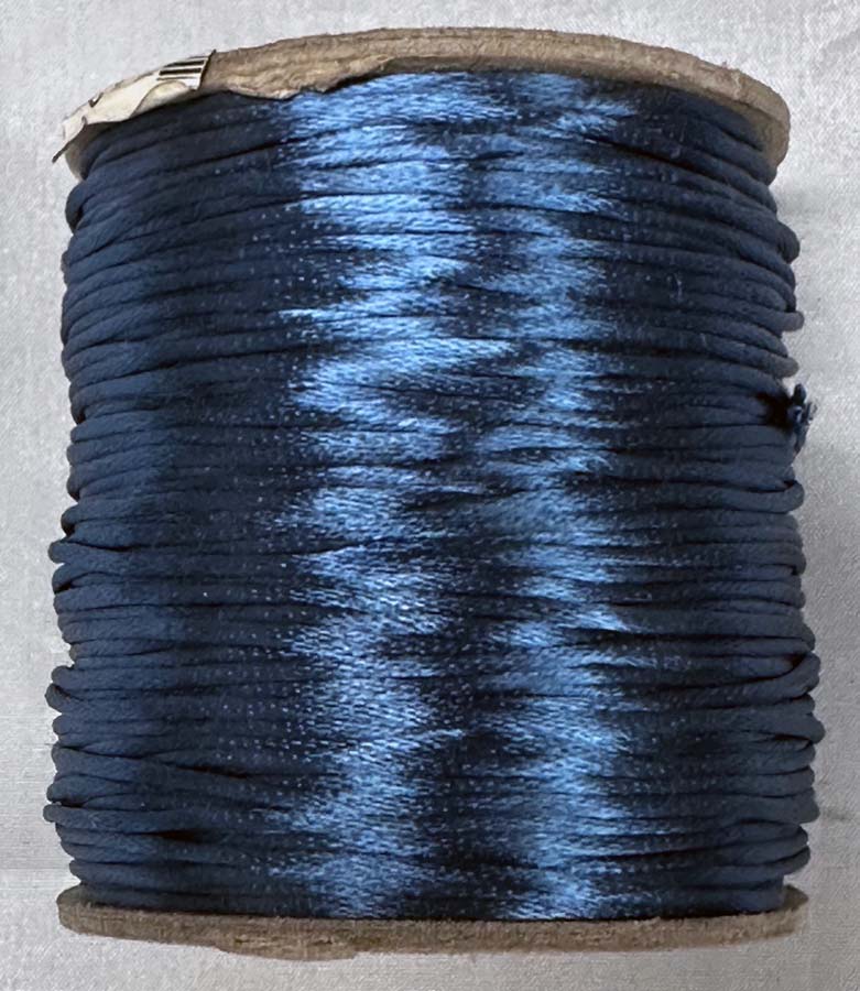 <font color="red">IN STOCK</font><br>#1 Rayon Satin Rattail Cord-Teal