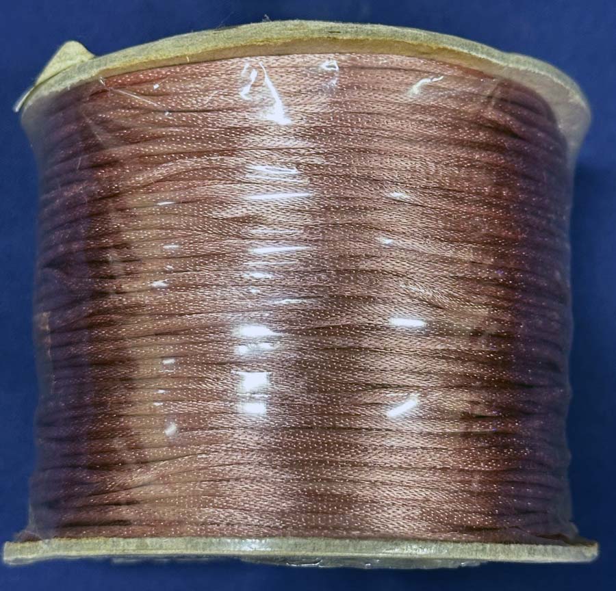 <font color="red">IN STOCK</font><br>#1 Rayon Satin Rattail Cord-Mauve