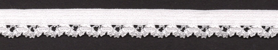 <font color="red">IN STOCK<br>INDUSTRY STANDARD</font><br>1/2" Loop elastic-White