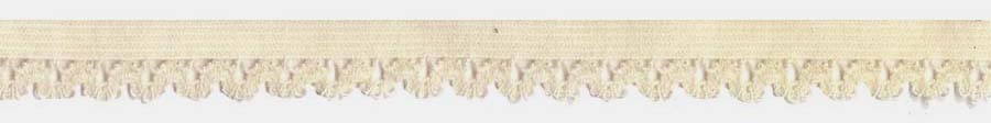 <font color="red">IN STOCK</font><br>1/2" Poly Picot Edge Elastic-Ivory