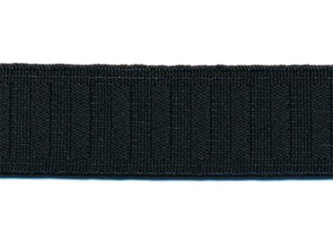 <font color="red">IN STOCK<br>MADE IN USA</font><br>1" Non Roll Elastic-Black