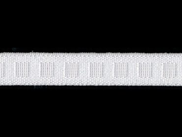 <font color="red">IN STOCK<br>MADE IN USA</font><br>1/2" Non Roll Elastic-White