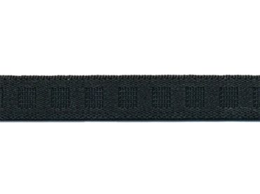 <font color="red">IN STOCK<br>MADE IN USA</font><br>1/2" Non Roll Elastic-Black