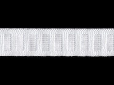 <font color="red">IN STOCK<br>MADE IN USA</font><br>3/4" Non Roll Elastic-White