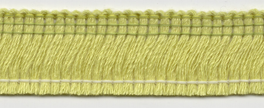 <font color="red">IN STOCK<br>INDUSTRY STANDARD</font><br>1" Poly/Cotton Brush Fringe-Apple Green
