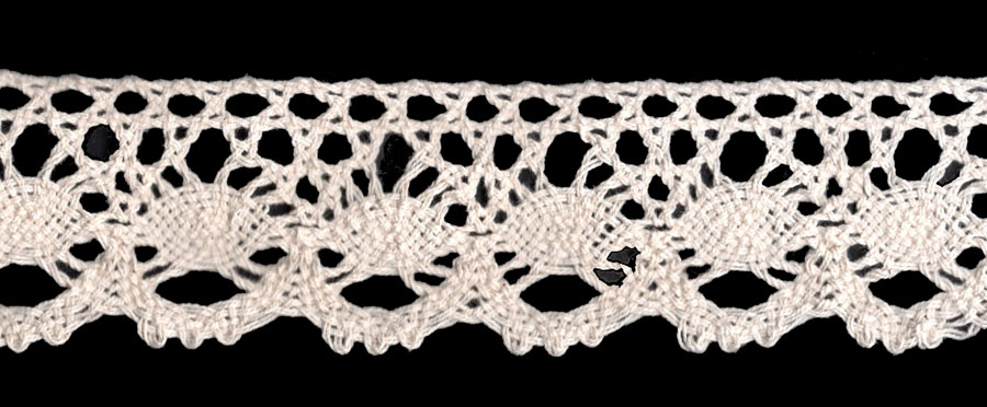 <font color="red">IN STOCK</font><br>1+3/4" Cotton Cluny Lace-Ivory