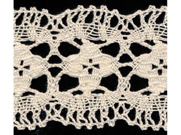 <font color="red">IN STOCK</font><br>2+1/2" Cotton Cluny Galloon-Natural