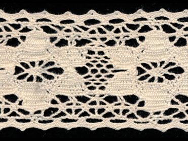 <font color="red">IN STOCK</font><br>1+7/8" Cotton Cluny Galloon-Ivory